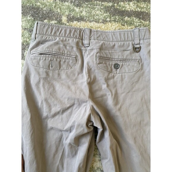 Under Armour UA Golf Tapered Pants Men's 32x32 Tan Lightweight Red Waistband - Picture 9 of 10